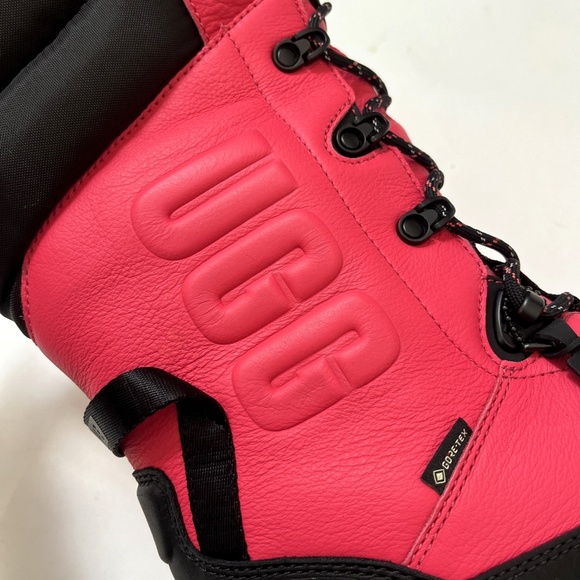 UGG Shasta Gore-Tex Waterproof Snow Tall Boots Pink Black Vibram Women’s Size 8 - Picture 4 of 16
